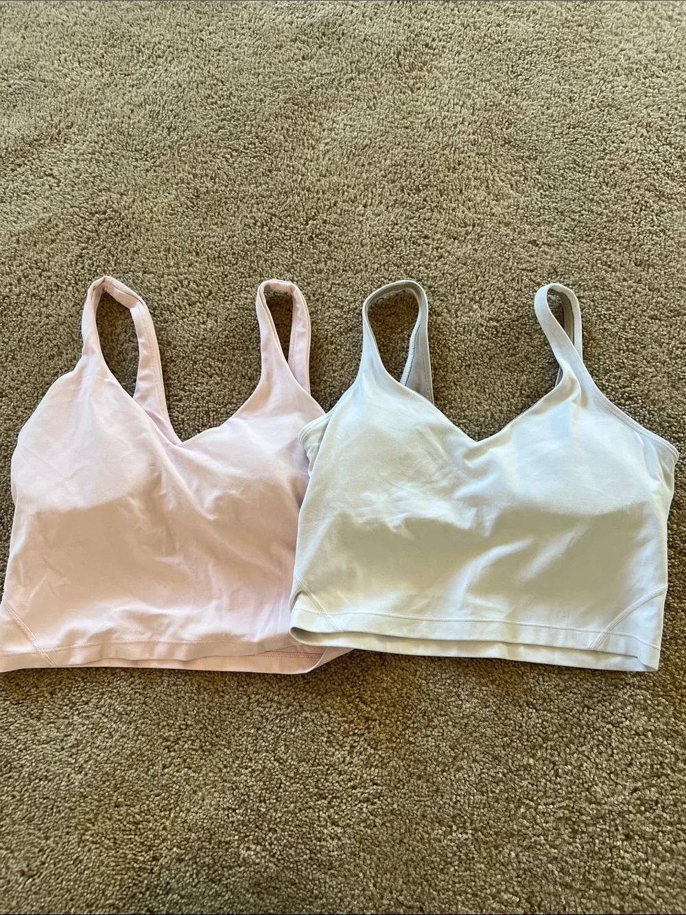 lululemon athletica Seamless Bralette Duo - Pink & White